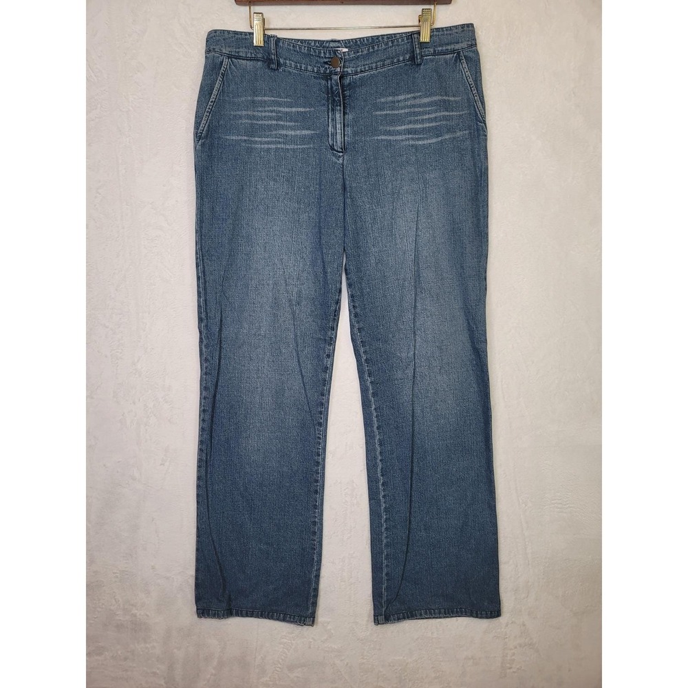 Vintage Michael Kors 90s Bootcut Jeans Blue Denim Trousers Western 38x33 Size 14